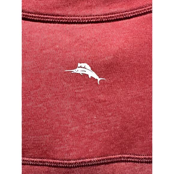 Tommy Bahama Pull over Long Sleeve Shirt 3XL Big and Tall Rusty Red color - Picture 5 of 6